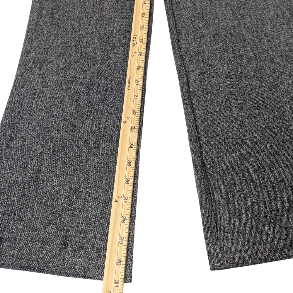 AB‎ Studio Dress Slacks 8 Gray Brown Textured Professional Stretch Trousers - Picture 8 of 9